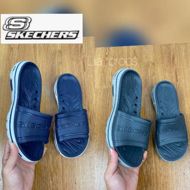 SKECHERS SANDAL / skechers sandal Pria caligear slide men