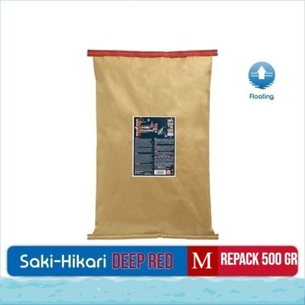 Saki Hikari Deep Red Size M Medium Floating Repack 500gr 500 gr gram