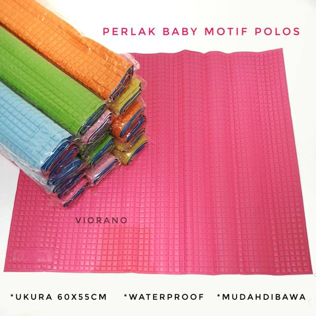 Perlak Bayi / Perlengkapan Bayi Baru Lahir Newborn Polos Ukuran 60x55cm Mudah dibawa