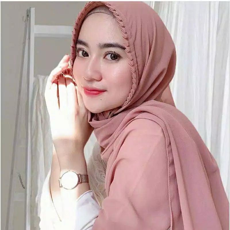 PREMIUM PASHMINA TALI LIPIT TERBARU JILBAB HIJAB PASHMINA INSTAN KCB