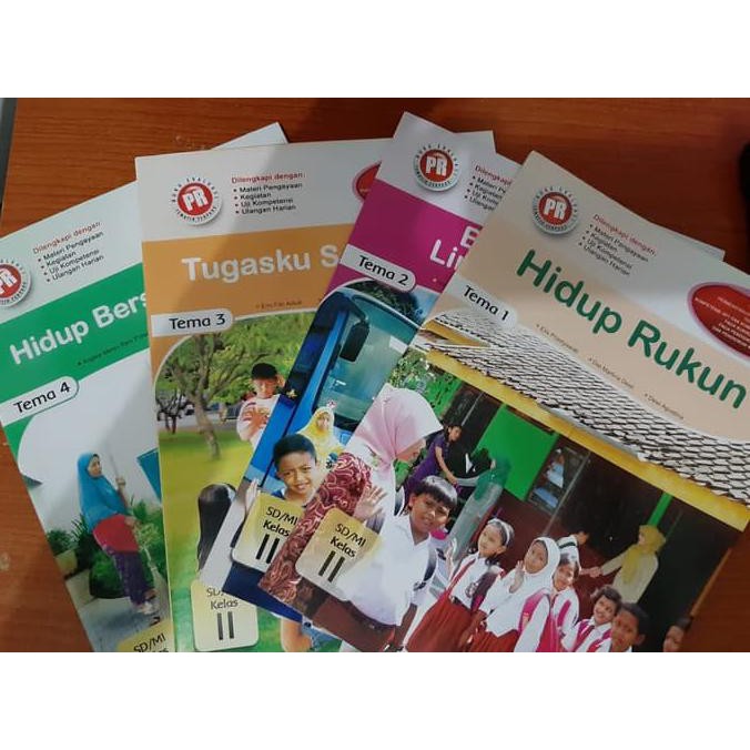 Paket Buku Pr Tematik Terpadu Kelas 3 Semester 1 Terdiri Tema 123&4