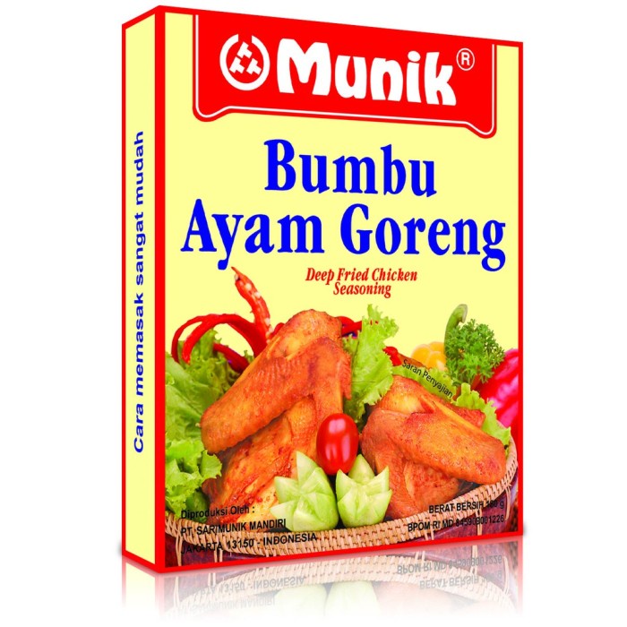 

Munik Bumbu Ayam Goreng 180 Gr