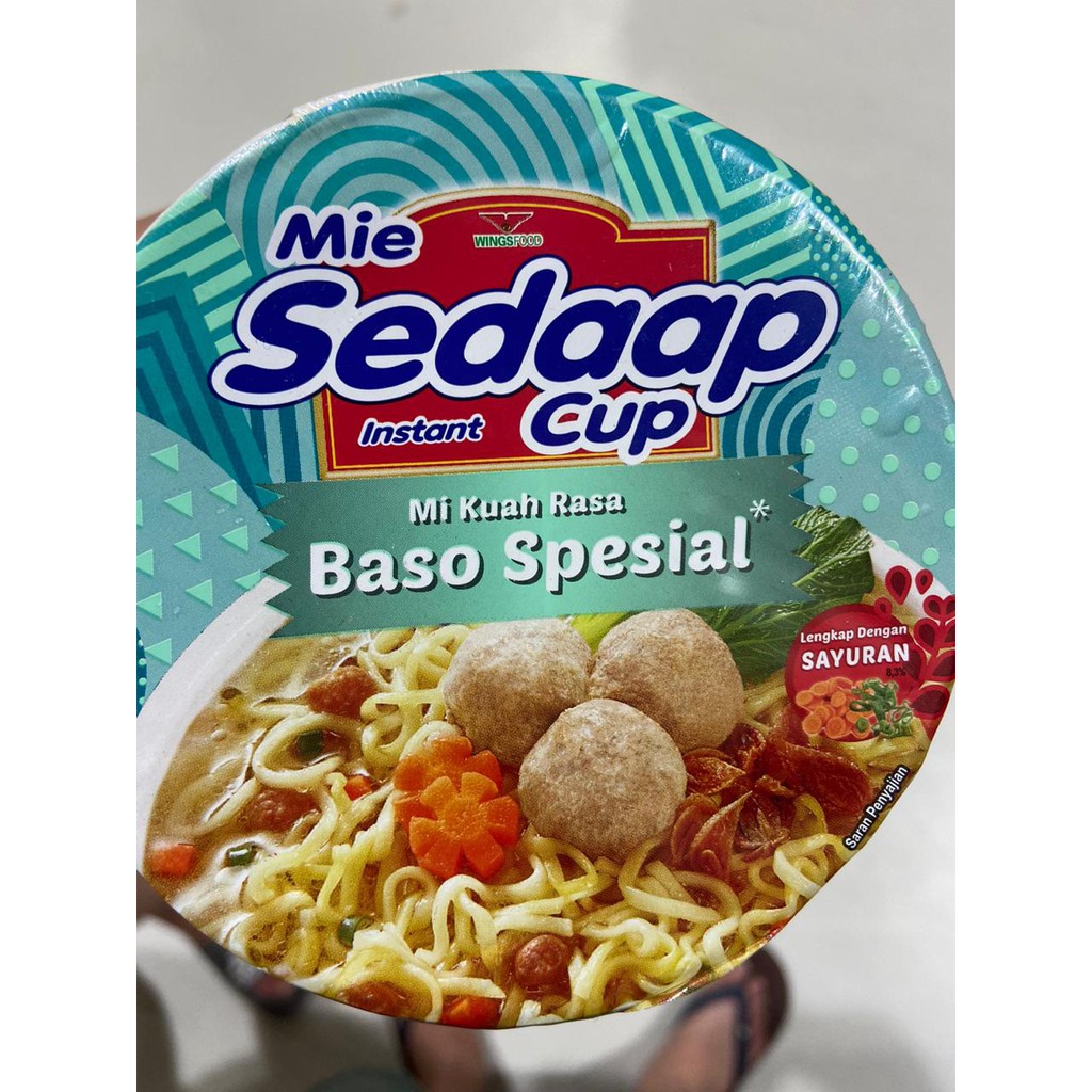 

Mie Sedaap Instant Cup Rasa Baso Spesial