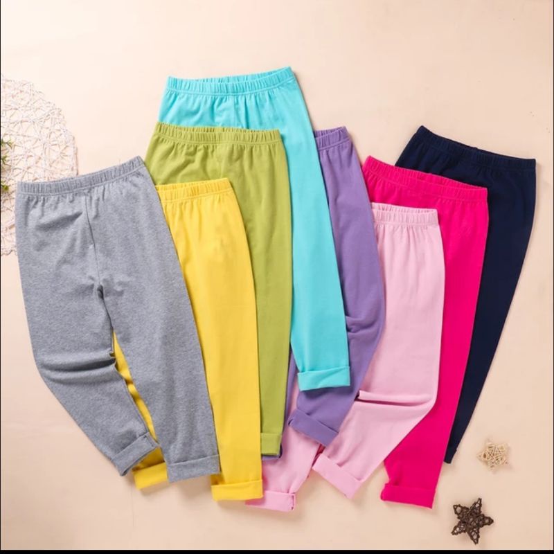 CELANA Legging polos anak PEREMPUAN // LEGGING POLOS