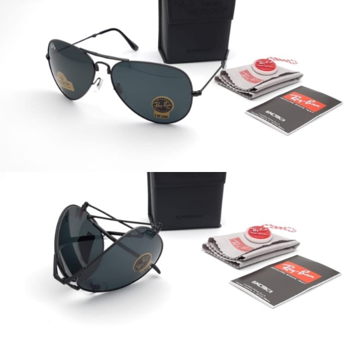 kacamata sunglasses premium pria wanita aviator folding lipat