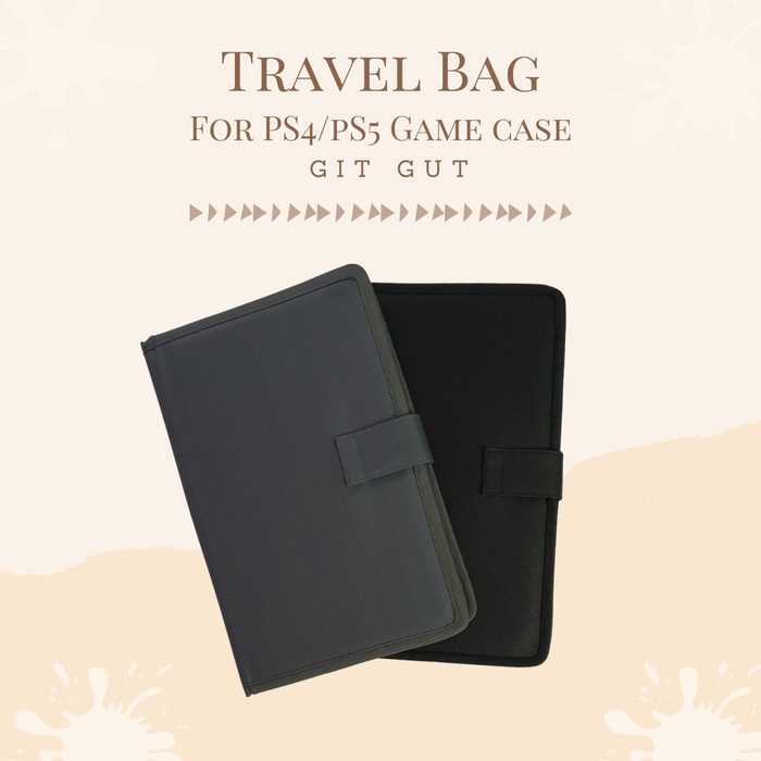 Travel Bag Tas Tempat Penyimpanan Storage - CD BD Game Kaset PS4 PS5