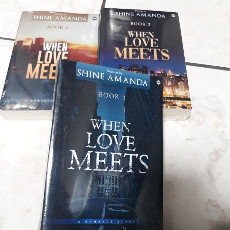 Novel set When Love Meets 1-3 by Shine Amanda