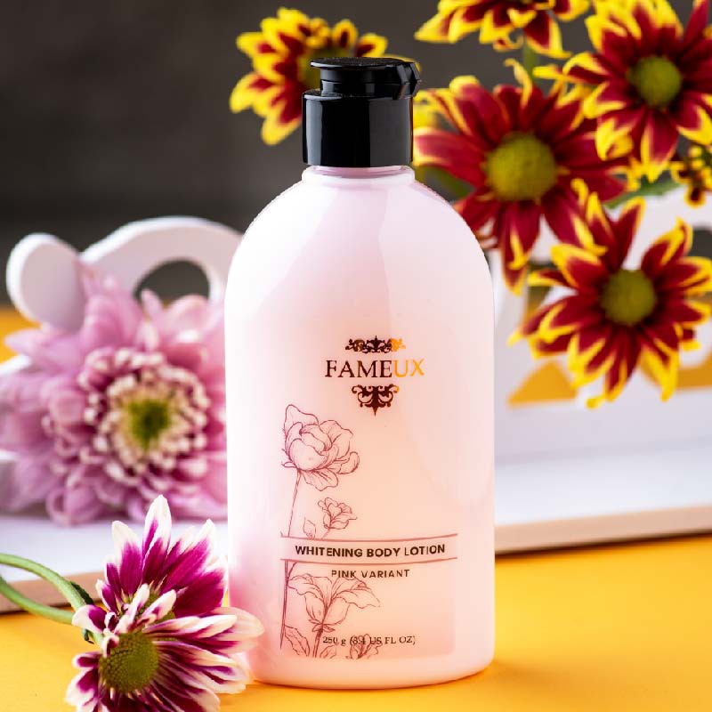 FAMEUX WHITENING BODY LOTION PINK VARIAN 250G
