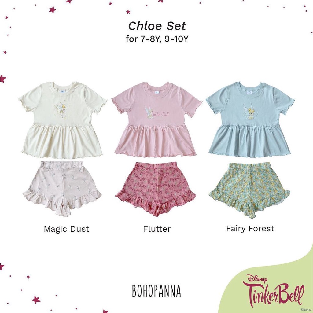 BOHOPANNA CHLOE SET / SETELAN ANAK PEREMPUAN