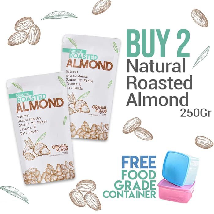 

House Of Organix Pack Of 2 Roasted Almond 250 Gr