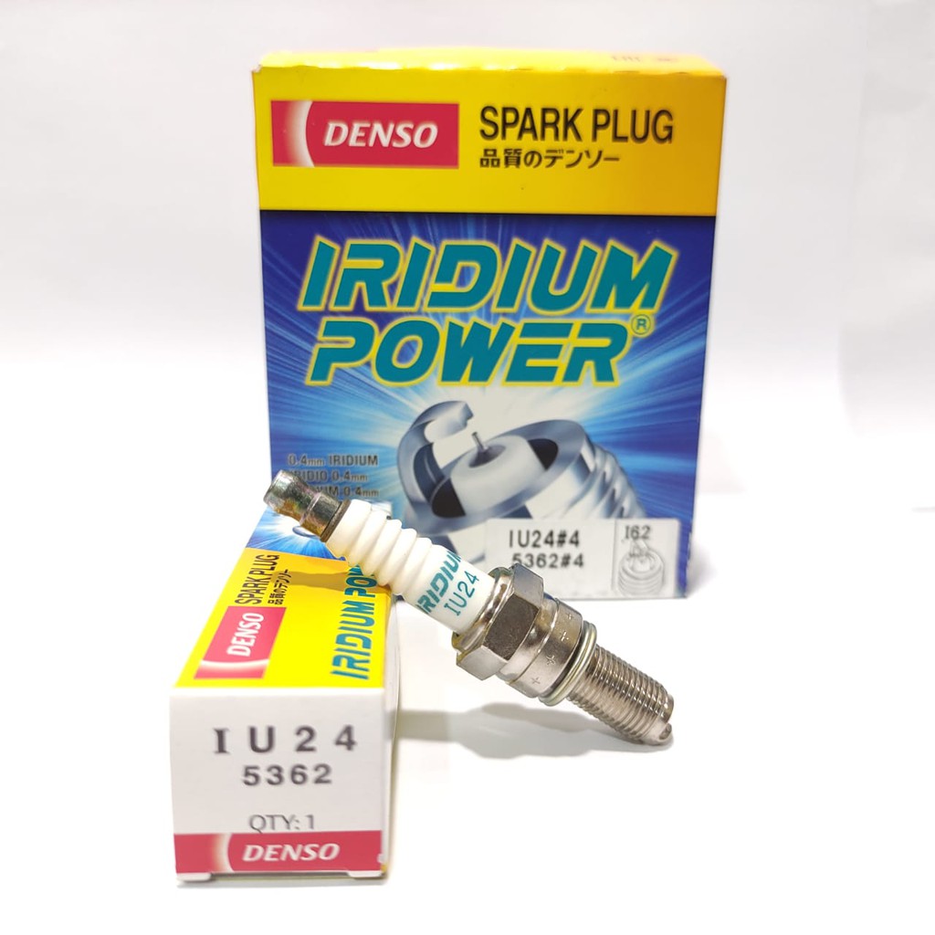 BUSI MOTOR IRIDIUM POWER DENSO JAPAN IU24 DIJAMIN ASLI