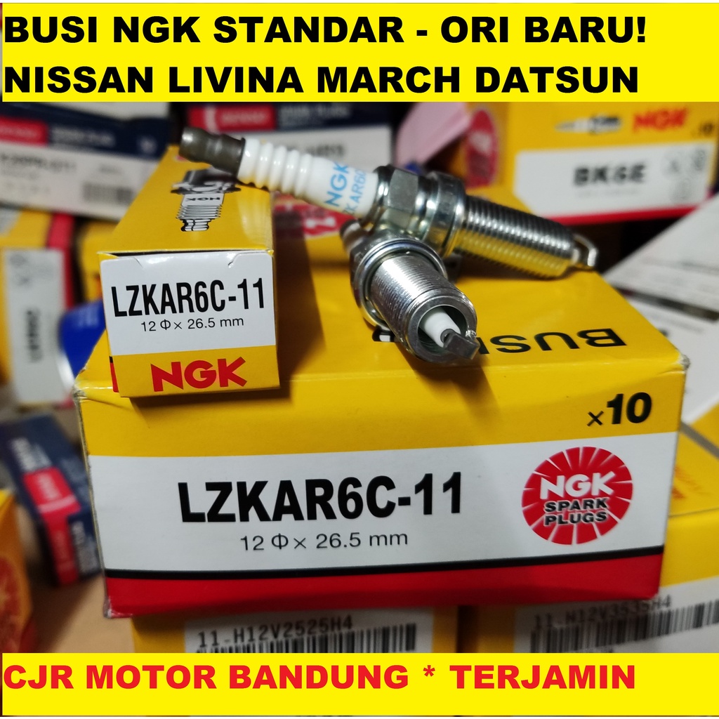 Busi NGK LZKAR6C-11 Mobil Nissan Livina March Datsun New XTrail EVALIA SERENA