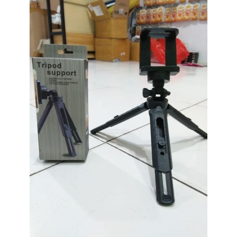 Tripod Support Mini Holder 360 For Handphone Gcam GoPro Tripod Tangan Vlog