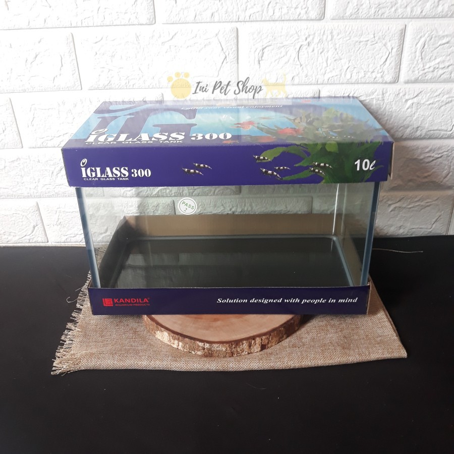 AQUARIUM KADILA IGLASS 300 10L