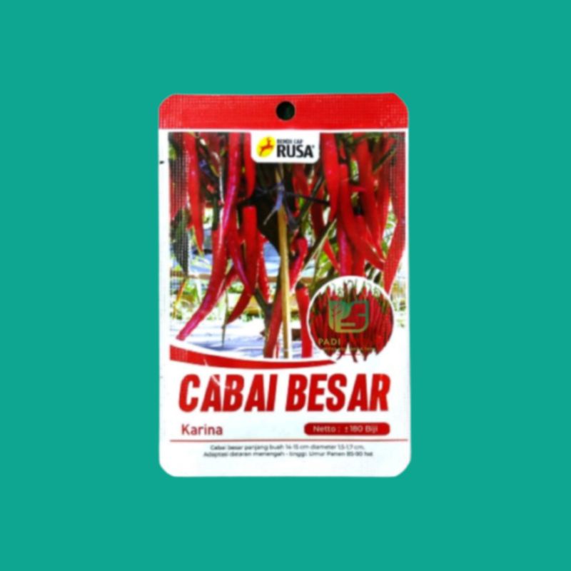 Jual Benih Cabai Merah Besar Karina Cap Rusa Biji Shopee Indonesia