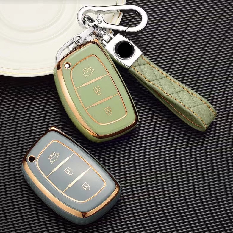 Casing Kunci Remote Mobil Keyless Bahan Silikon Untuk Hyundai Tucson Sonata