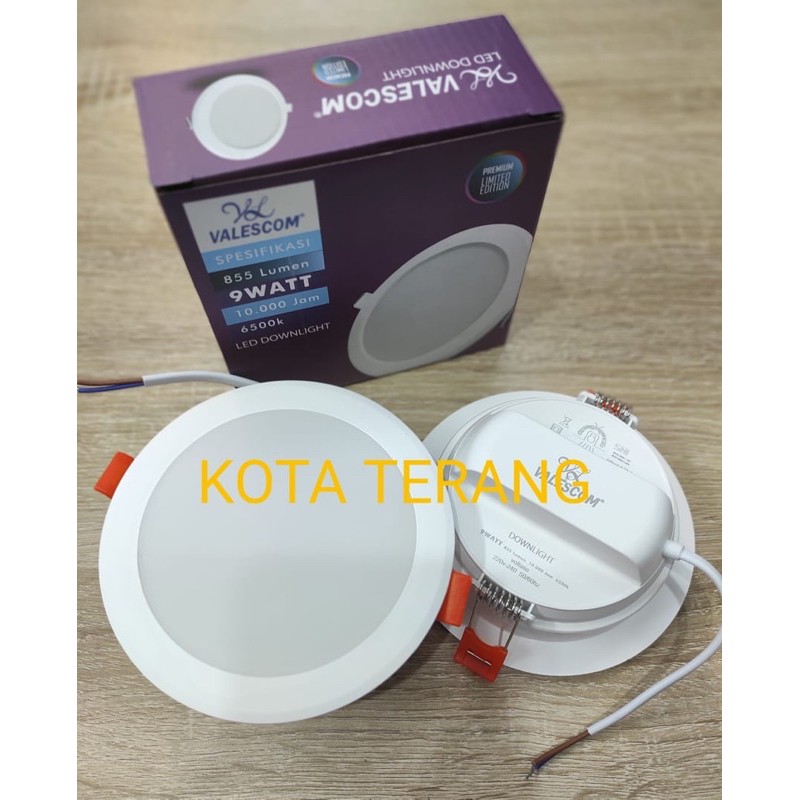 Downlight led Panel 9W 9 Watt Putih 4 Inch Valescom