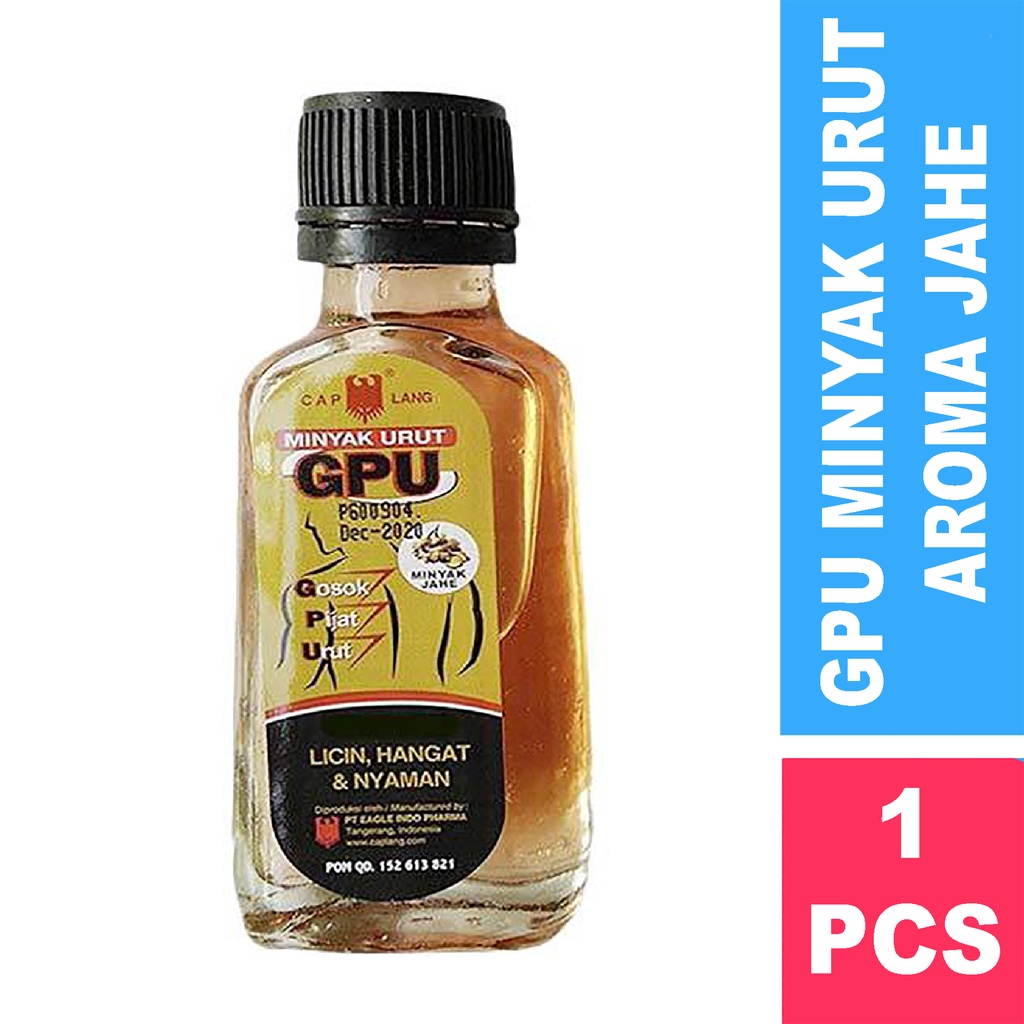 Bisa COD GPU Minyak Jahe - Minyak Gosok 30ML/60ML/100ML