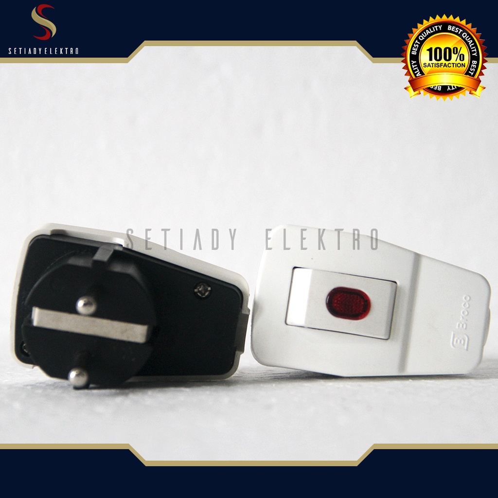 Jual Broco Steker saklar Lampu / Steker Switch On Off Broco 13311 Bagus ...