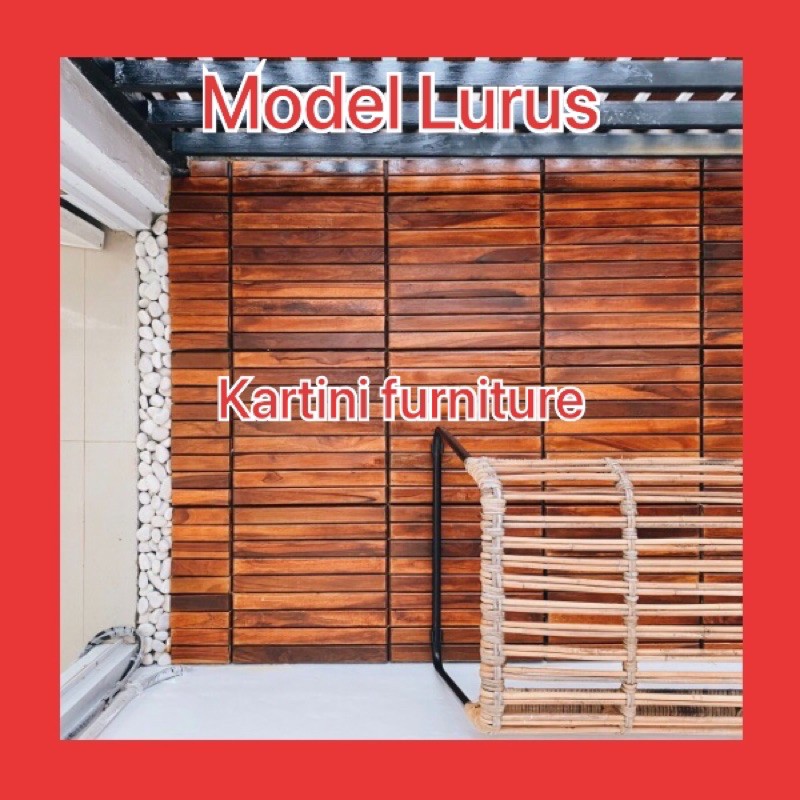 lantai kayu outdoor paket 45pcs lebih hemat decking tile ubin kayu lantai kayu outdoor