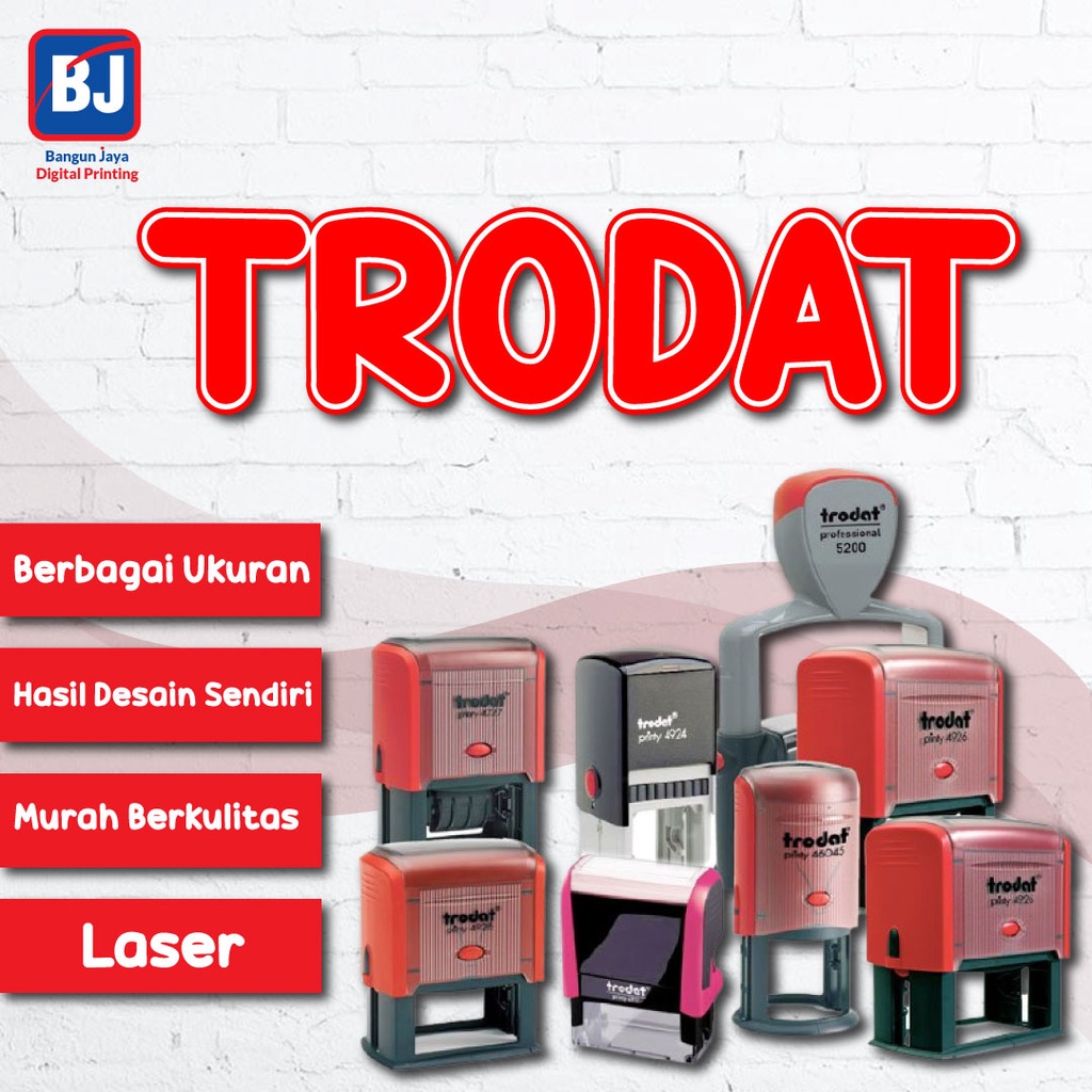 

Trodat Custum bisa Desain Sendiri Murah Berkualitas