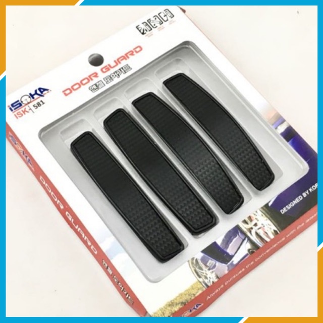 VARIASI DOOR GUARD PELINDUNG PINTU MOBIL CARBON KARBON BLACK