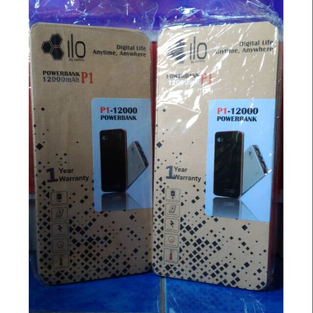 Hippo iLo powerbank 12.000mAh P1