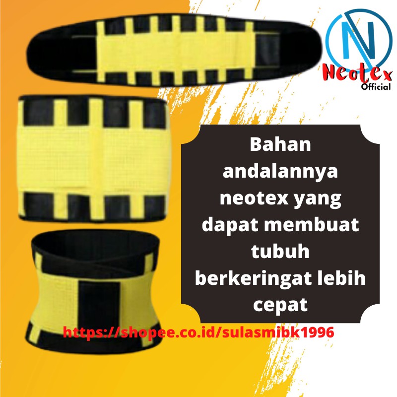 Korset Pembakar Lemak Sabuk Pengecil Perut Hot Shaper Power Belt Corset Pelangsing