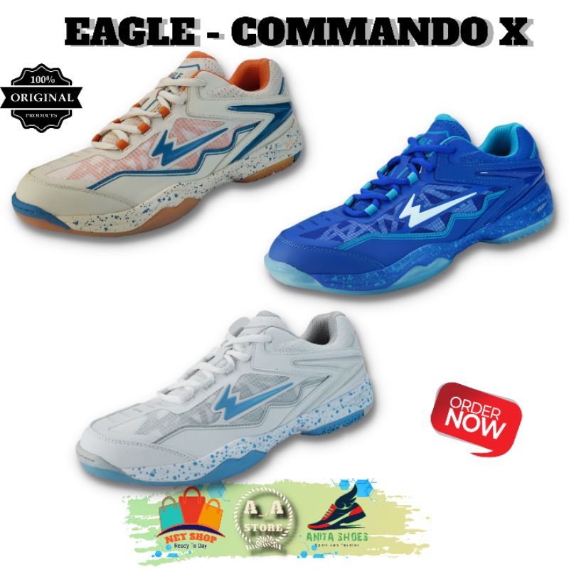 Sepatu Badminton EAGLE COMMANDO 2 | EAGLE COMMANDO X Sepatu Bulutangkis