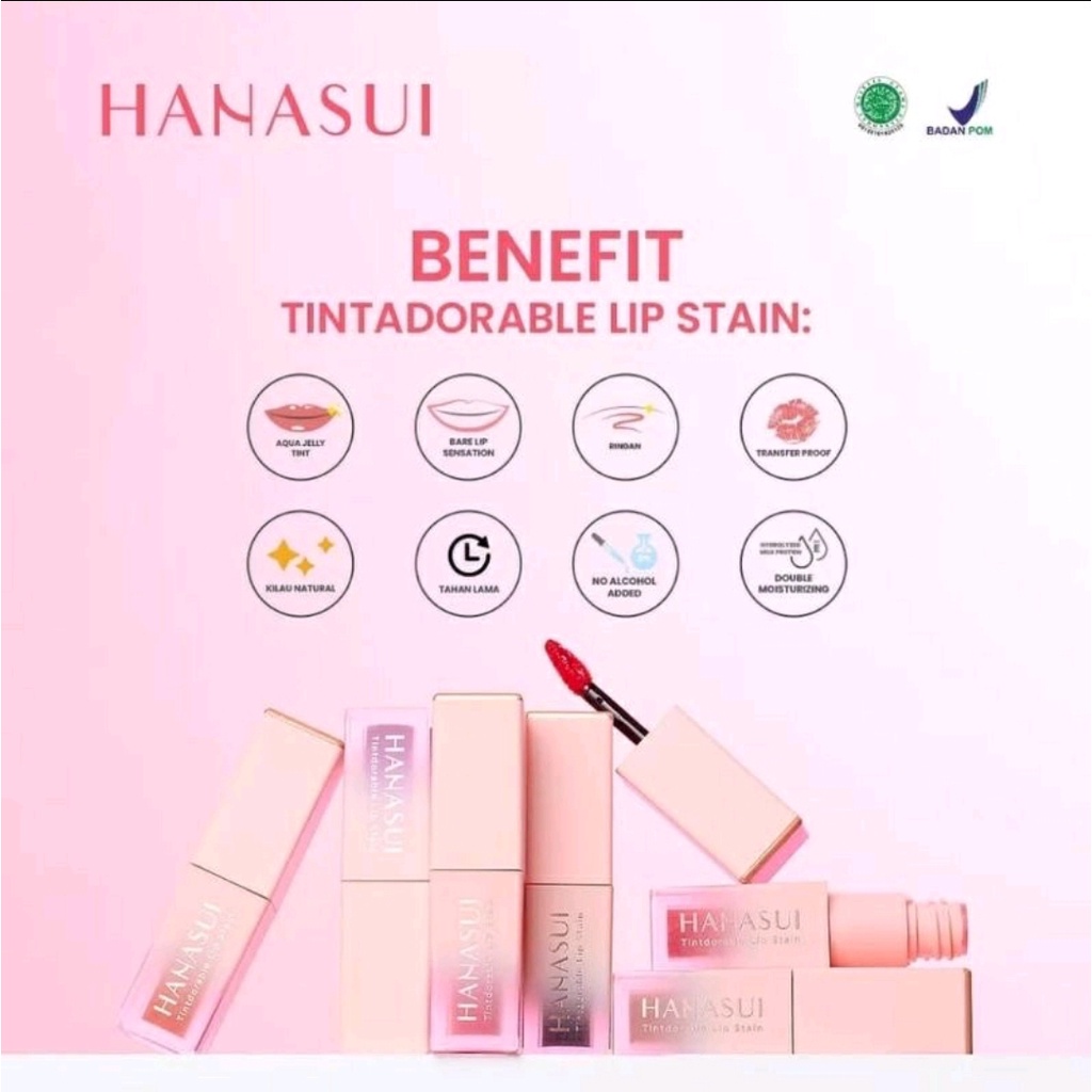 ⭐️ Beauty Expert ⭐️ Hanasui Tintdorable Lip Stain - Lip Tint