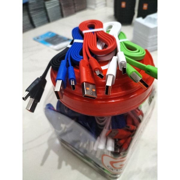 Kabel Data Charger QTOP QCM100 For MP3/V3/G900 Nexian/Speaker Mini