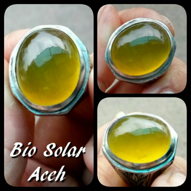 CINCIN BATU AKIK NATURAL BIO SOLAR ACEH HIGH QUALITY