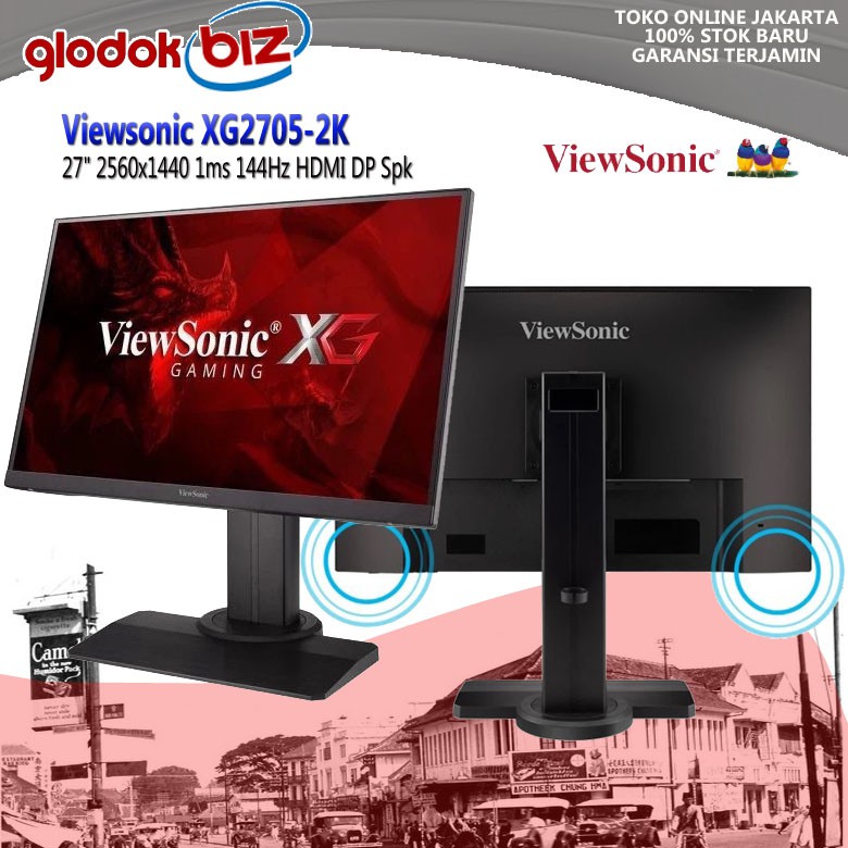 Viewsonic XG2705-2K 27" 2560x1440 1ms 144Hz HDMI DP Spk