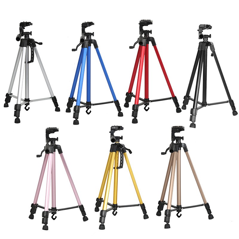 Tripod SK 3366 Tripod Stand 1.4 Meter For Smarphone Camera DSLR Portable Free Holder U