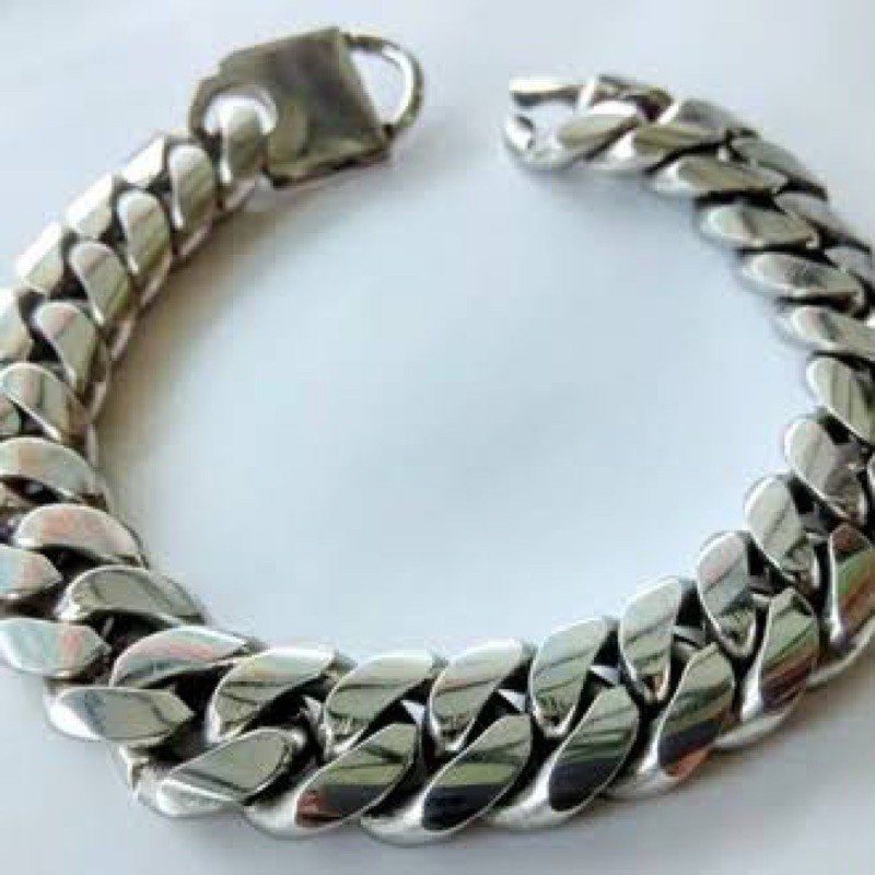 gelang stainless steel rantai pria tebal terlaris