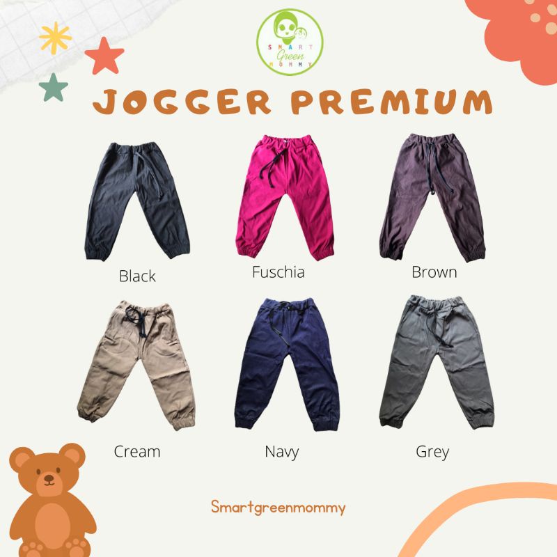 Jogger Anak Premium Semi Jeans baju lebaran anak