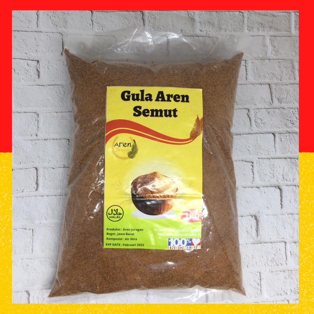 

Gula Semut Untuk Kesehatan Berat 500 Gram Brown Sugar Asli Aren 100%