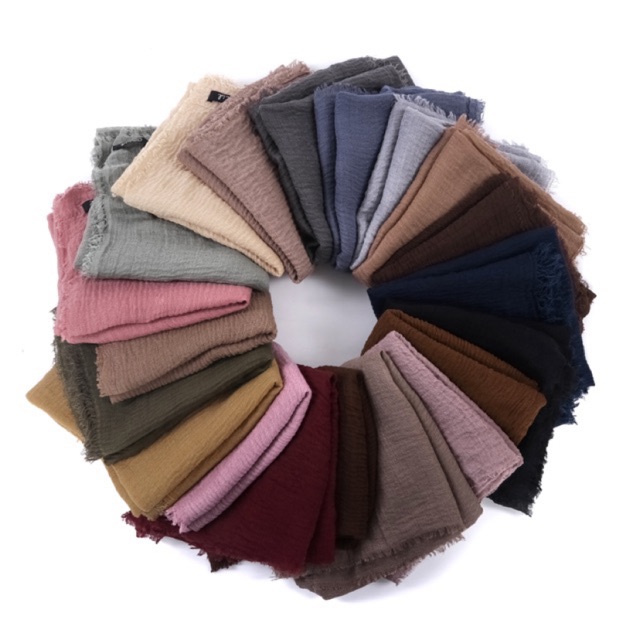  Crinkle shawl premium crinkle hijab turkey shawl 