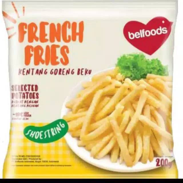 

Belfoods french fries shoestring 200gr - belfoods kentang goreng beku