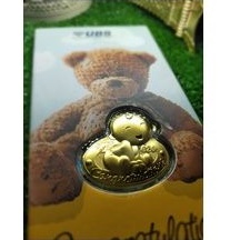 LM UBS 0.2 0,2 gram 3D baby bear,new born (gift , lucu , angpao)