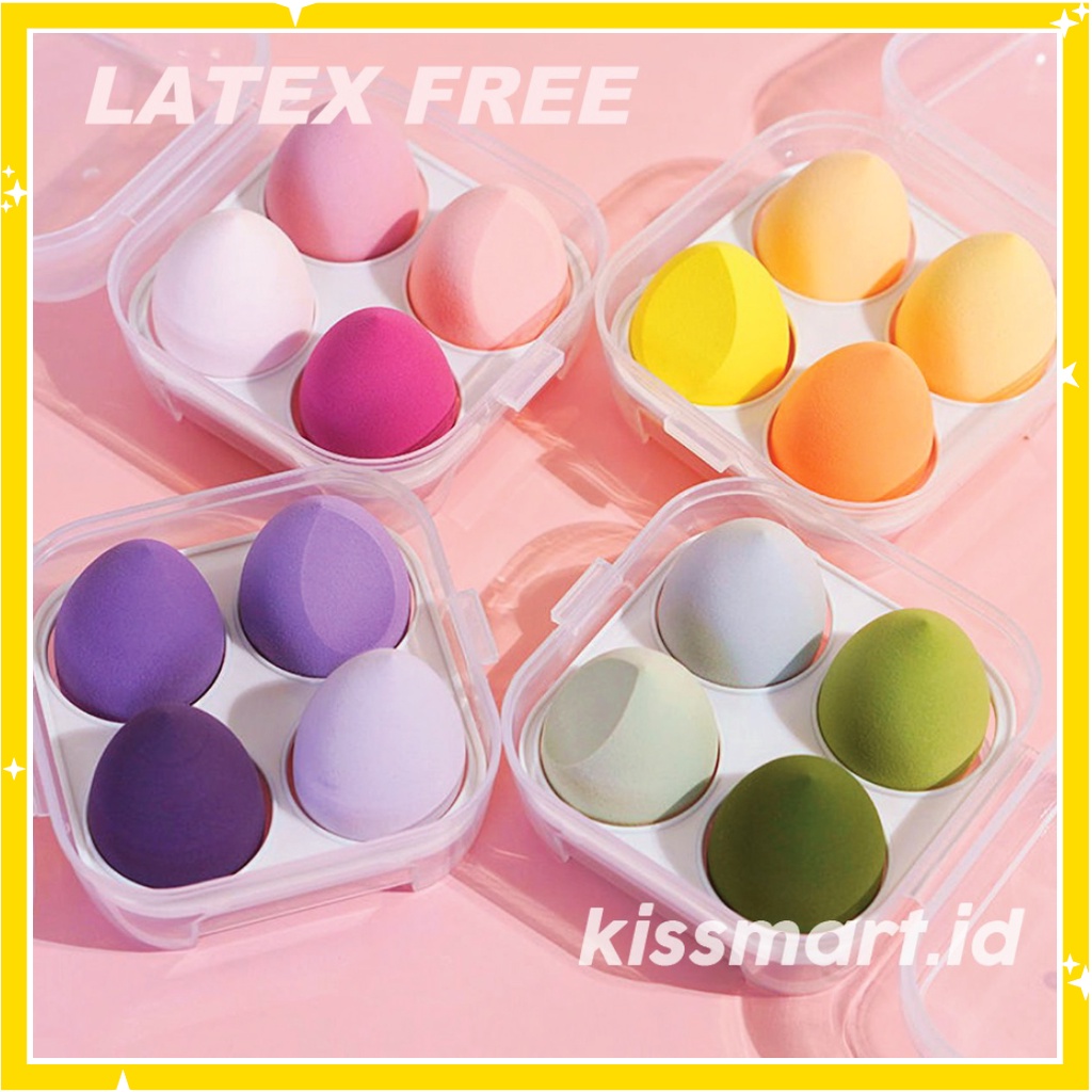 Sponge Make Up Beauty Blender Box isi 4 Pcs Best Quality XX051