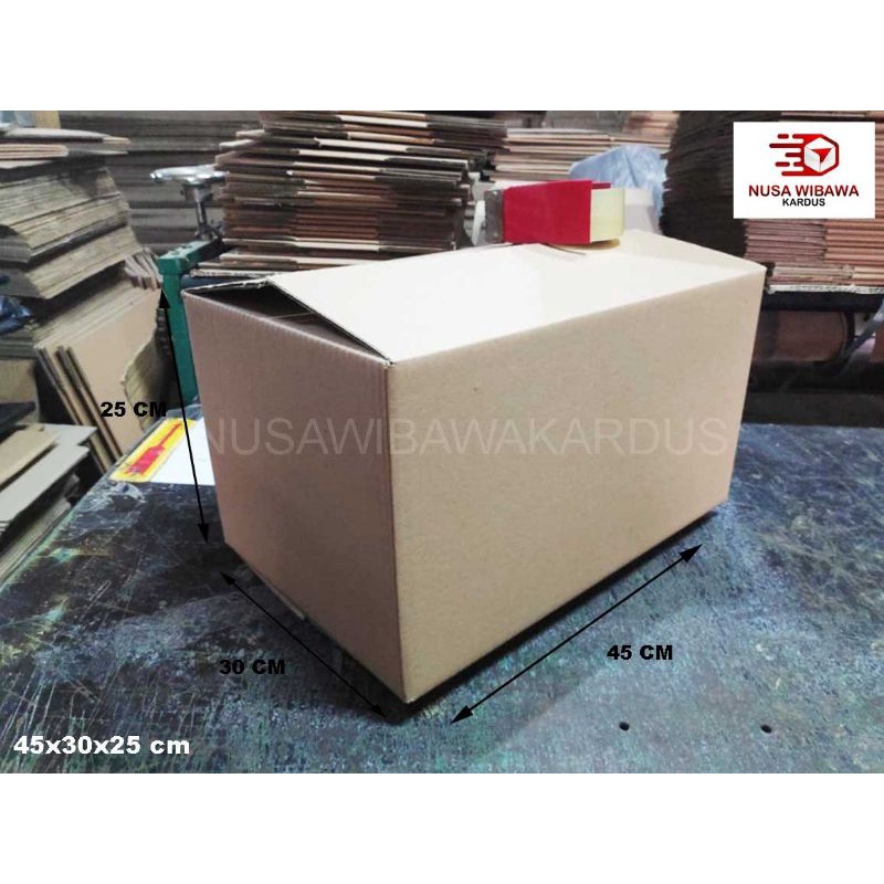

kardus box packing polos 45x30x25cm