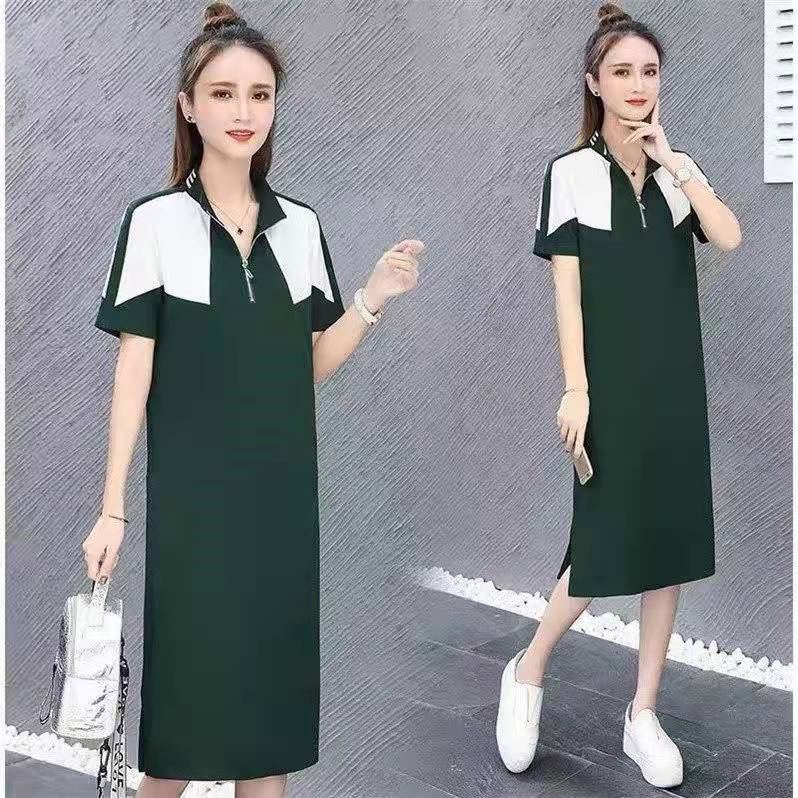 DRESS / LONG DRESS MAVY MAXI POLOS SPANDEX SOFT / DRESS LONG MAVY POLOS/DRESS CASUAL WANITA /LENNY DRESS - KOREAN DRESS WANITA