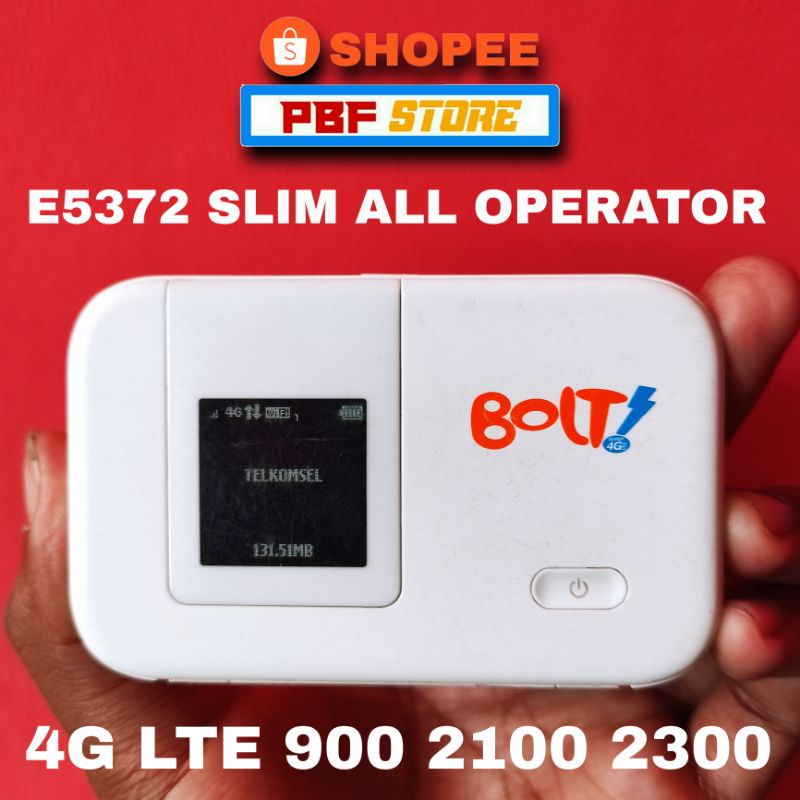 Modem Wifi Mifi BOLT E5372 SLIM / HUAWEI E5372 SLIM Unlock Bekas Normal