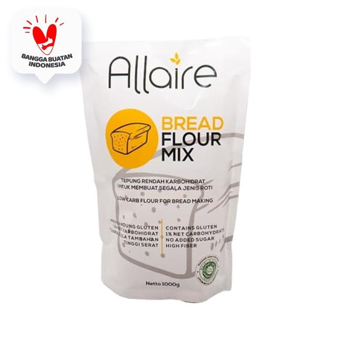 

TERMURAH Ketobetic Bread Flour Mix / Tepung Keto untuk Roti Low Carb 1kg Kode 1446