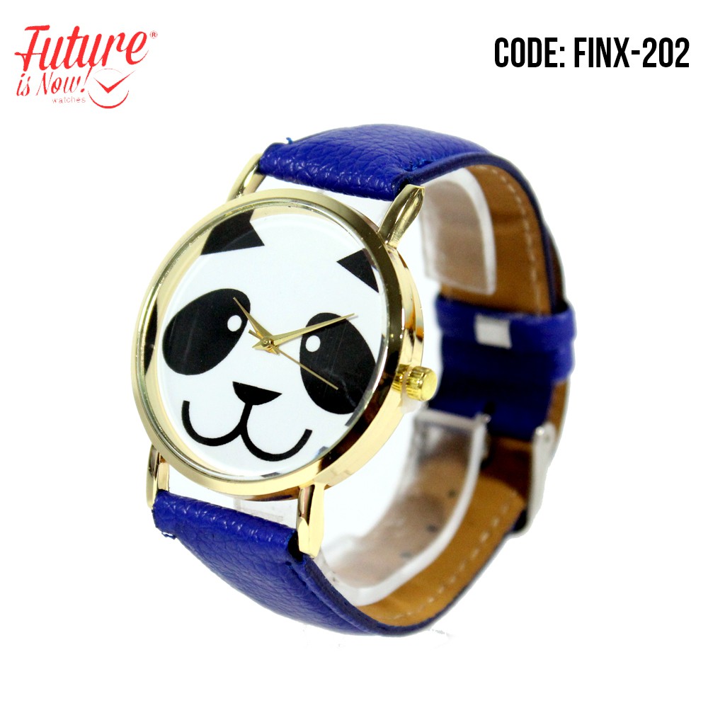 FINX-202 - Jam tangan fashion wanita analog - leather strap - 5 pilihan warna