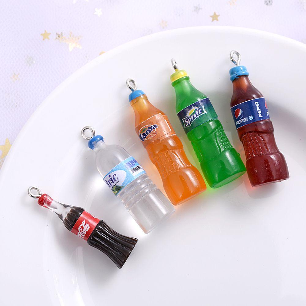 [Elegan] Botol Minum Liontin Perhiasan Membuat 10 Pcs Untuk Kalung Diy Simulasi Diy Gelang Aksesoris Handmade Bracelet Drink Keychain