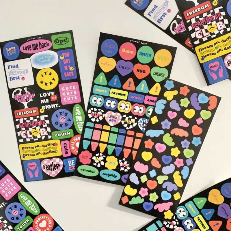 

Summer Tapes - Heartless Seal Sticker/deco sticker/sticker jurnal/polcos deco