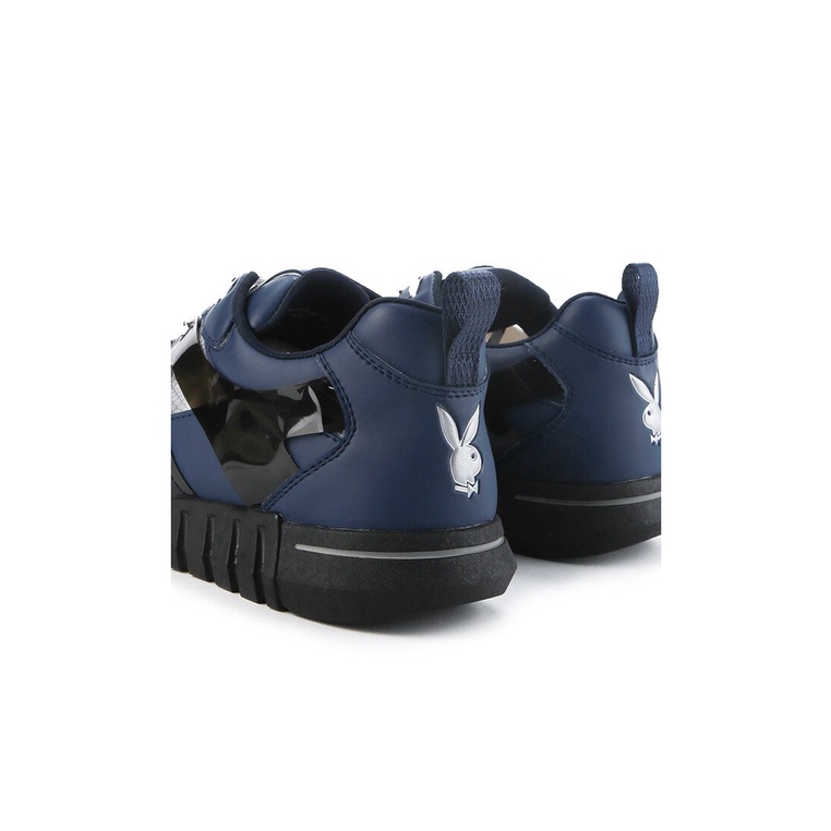 SEPATU SNEAKER PLAYBOY PRIA ORIGINAL CASUAL BRANDED BIRU NAVY PL79