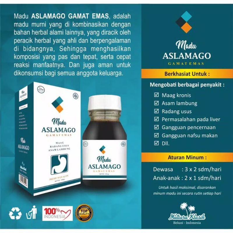 MADU ASLAMAGO OBAT MAAG KRONIS,ASAM LAMBUNG